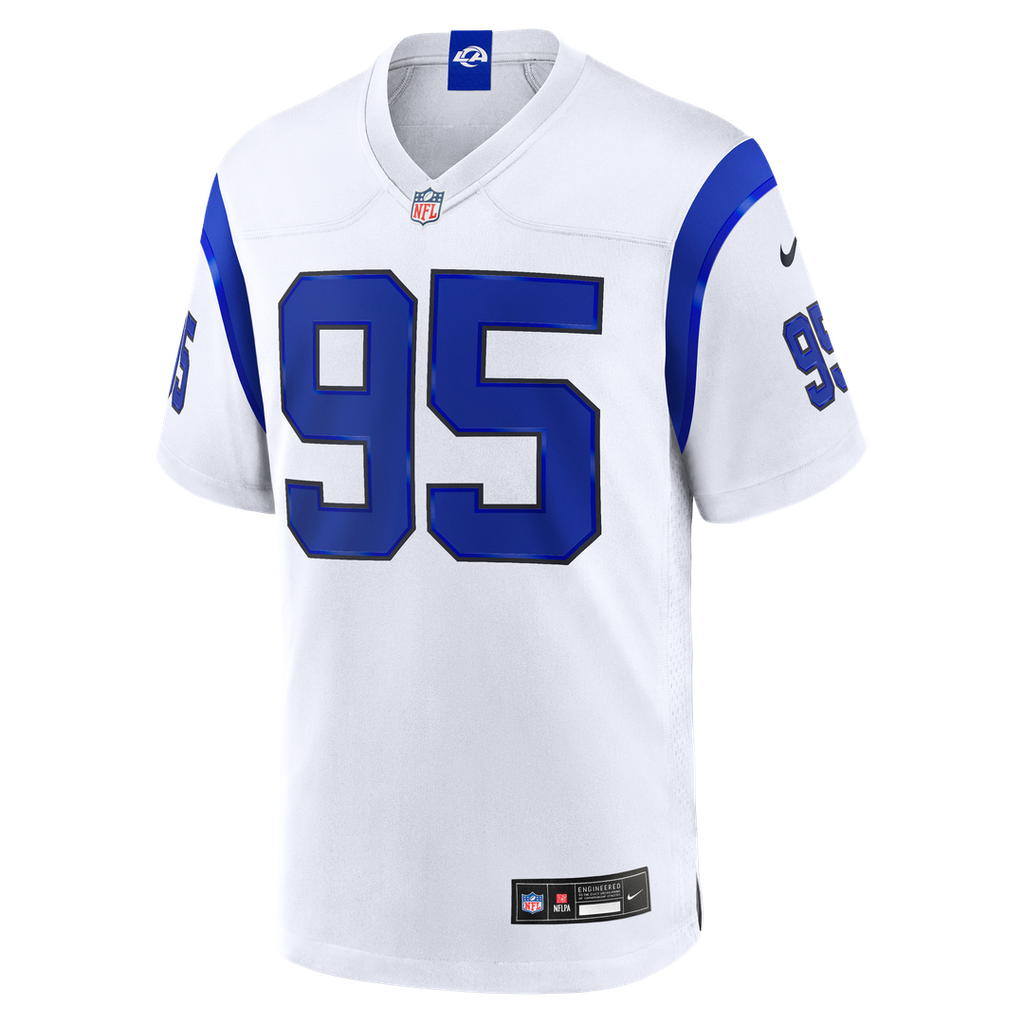 Men's Los Angeles Rams Myles Garrett Nike Royal Men's Nike Game Jersey