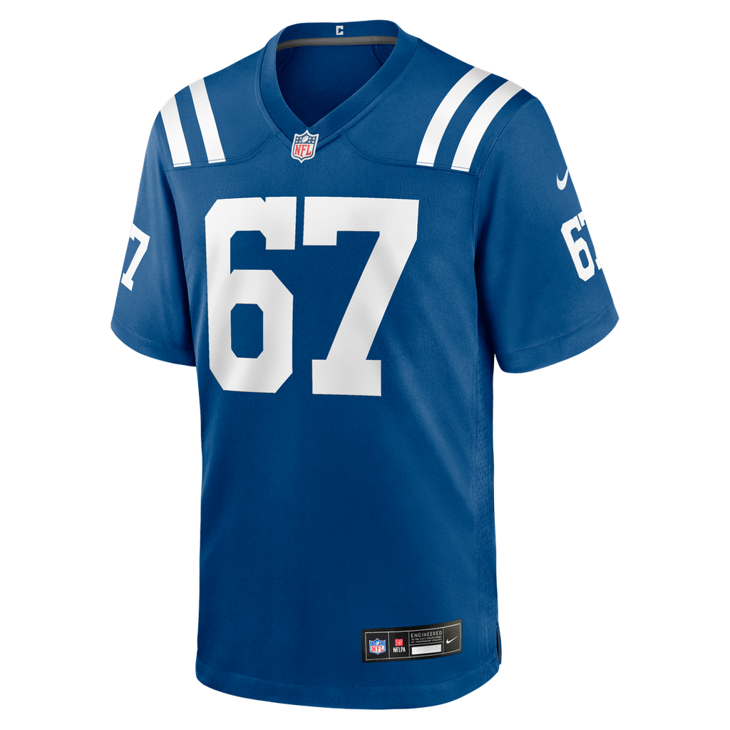 Men's Indianapolis Colts Luke Tenuta Nike  Royal Team Game Jersey