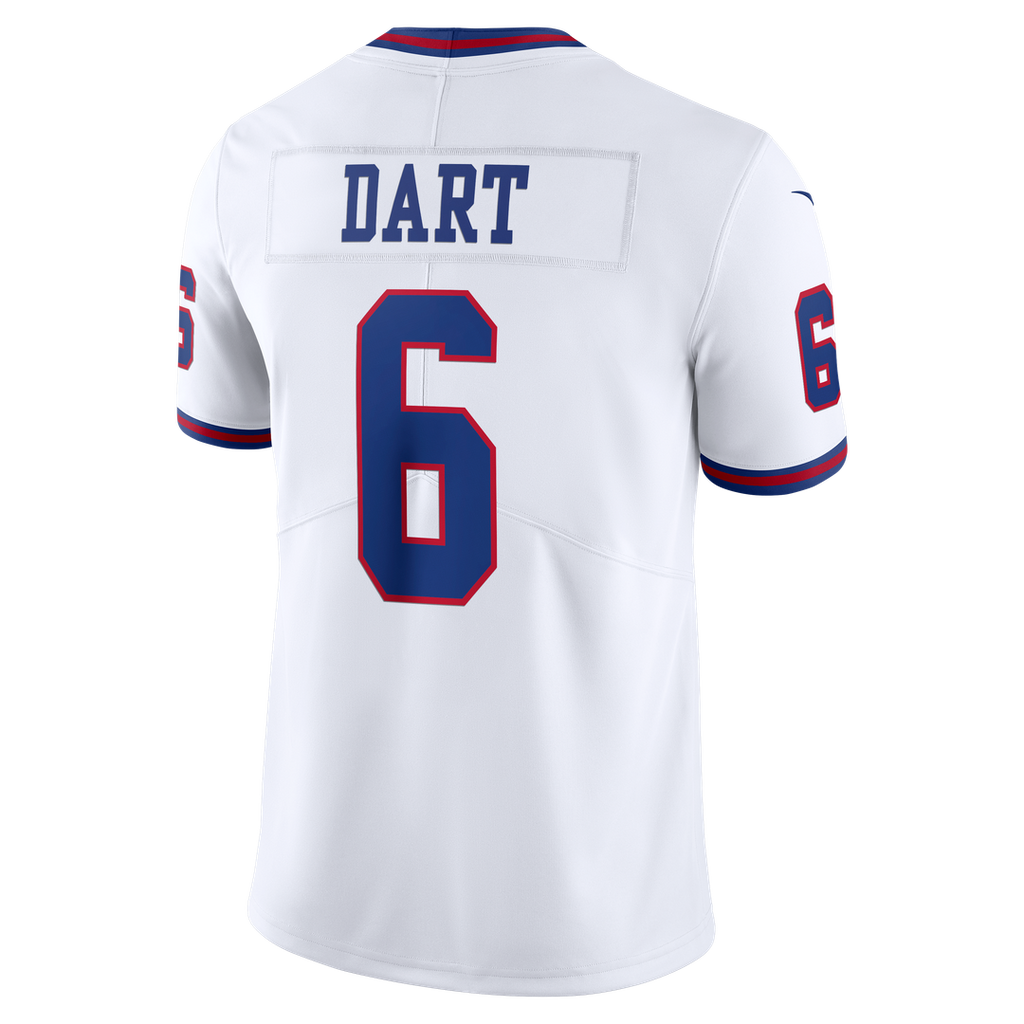 Men's New York Giants Jaxson Dart Nike Royal Legacy Vapor Untouchable Stitched Limited Jersey