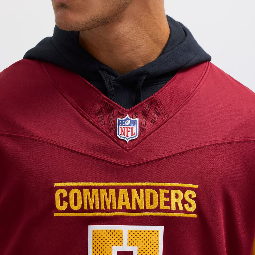 Men's Washington Commanders Jayden Daniels Nike White Vapor F.U.S.E. Limited Super Bowl Era Jersey