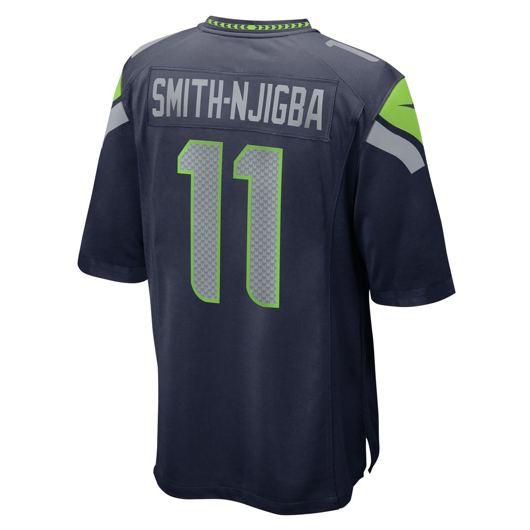 Men's Seattle Seahawks Jaxon Smith-Njigba Nike Royal Throwback Player Game Jersey