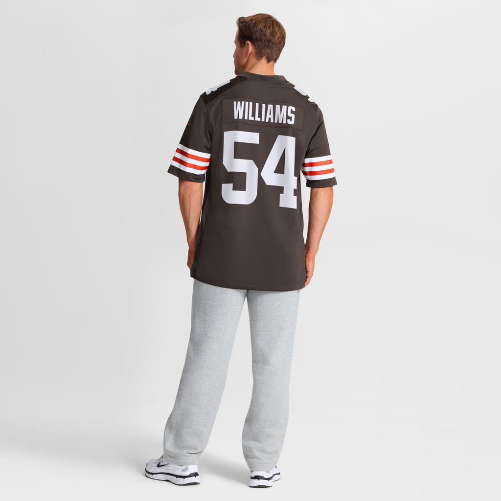Men's Cleveland Browns Sam Williams Nike Brown Team Game Jersey