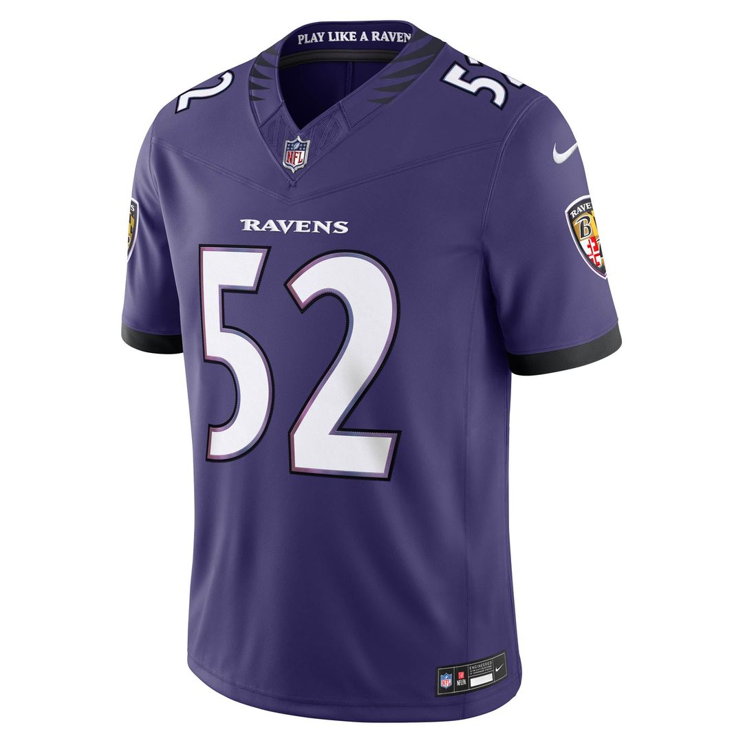Men's Baltimore Ravens Ray Lewis Nike Black Alternate Vapor F.U.S.E. Stitched Retired Player Limited Jersey