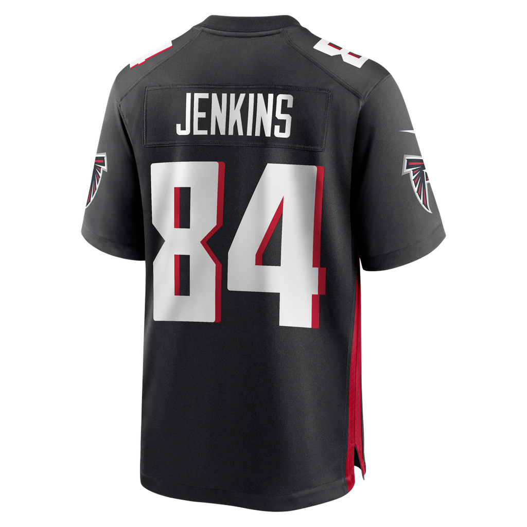Men's Atlanta Falcons Alfred Jenkins Nike Black Game Retired Player Jersey