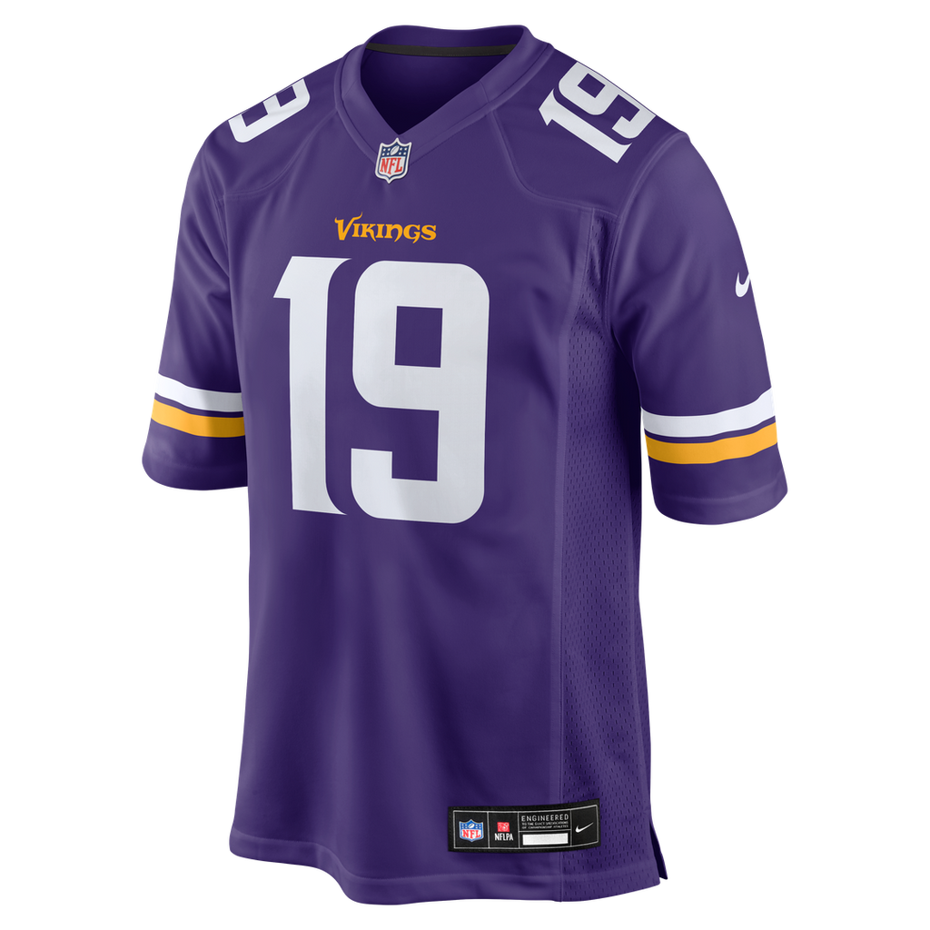 Men's Minnesota Vikings Sean Mannion Nike  Purple  Game Jersey