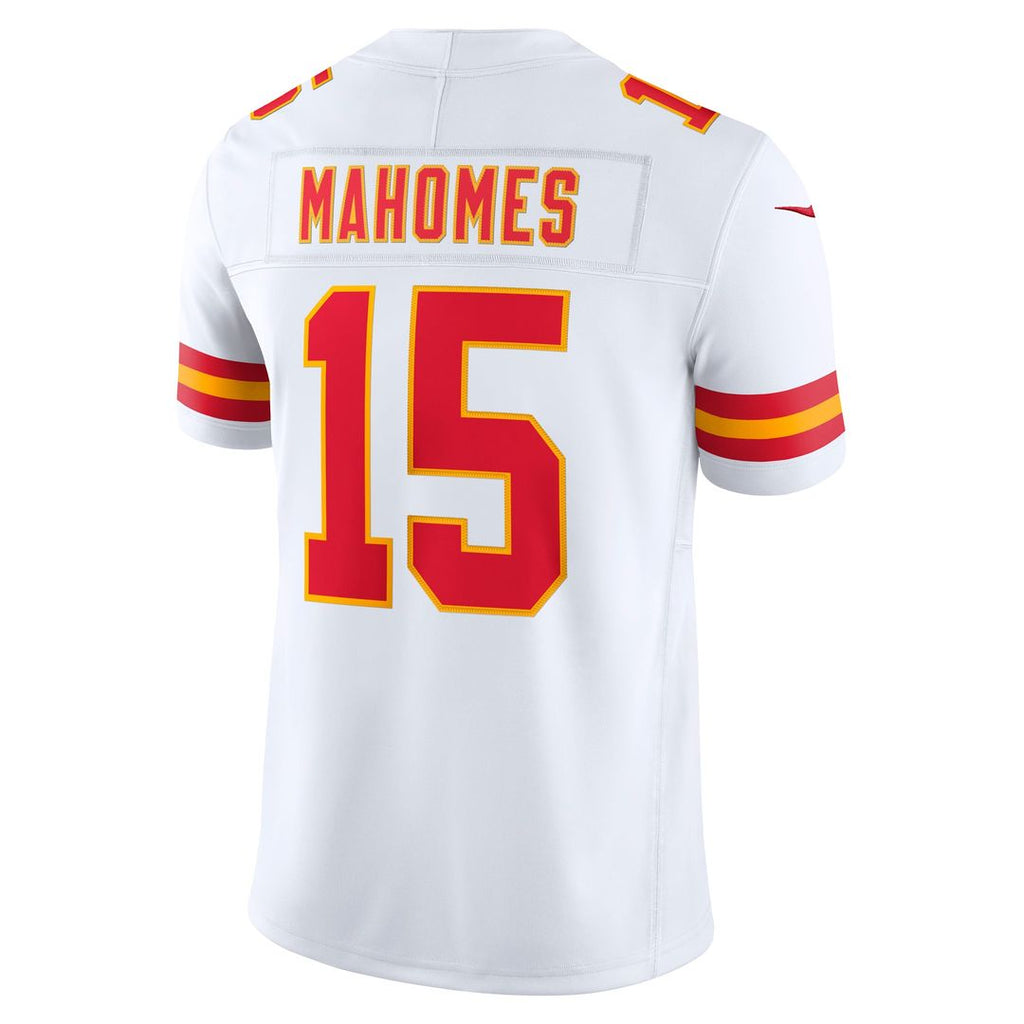 Men's Kansas City Chiefs Patrick Mahomes Nike White Vapor F.U.S.E. Stitched Limited Jersey
