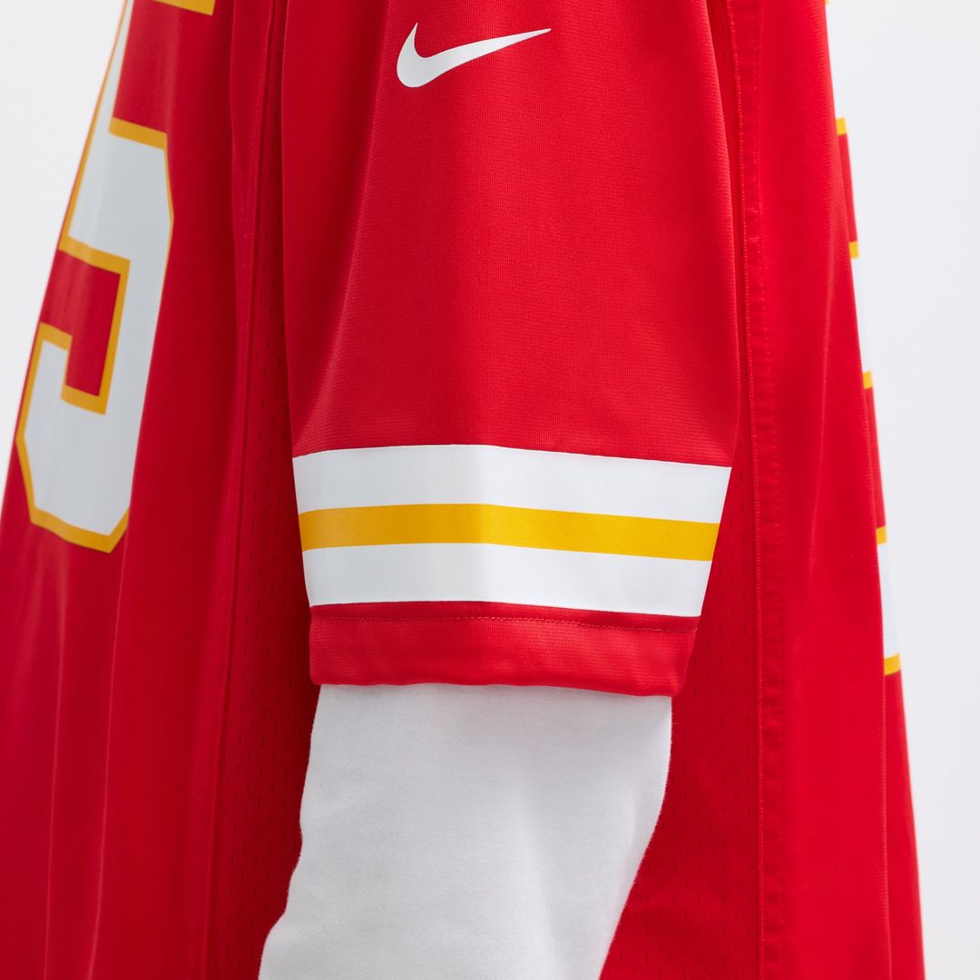 Men's Kansas City Chiefs Chris Jones Nike Red Game Jersey