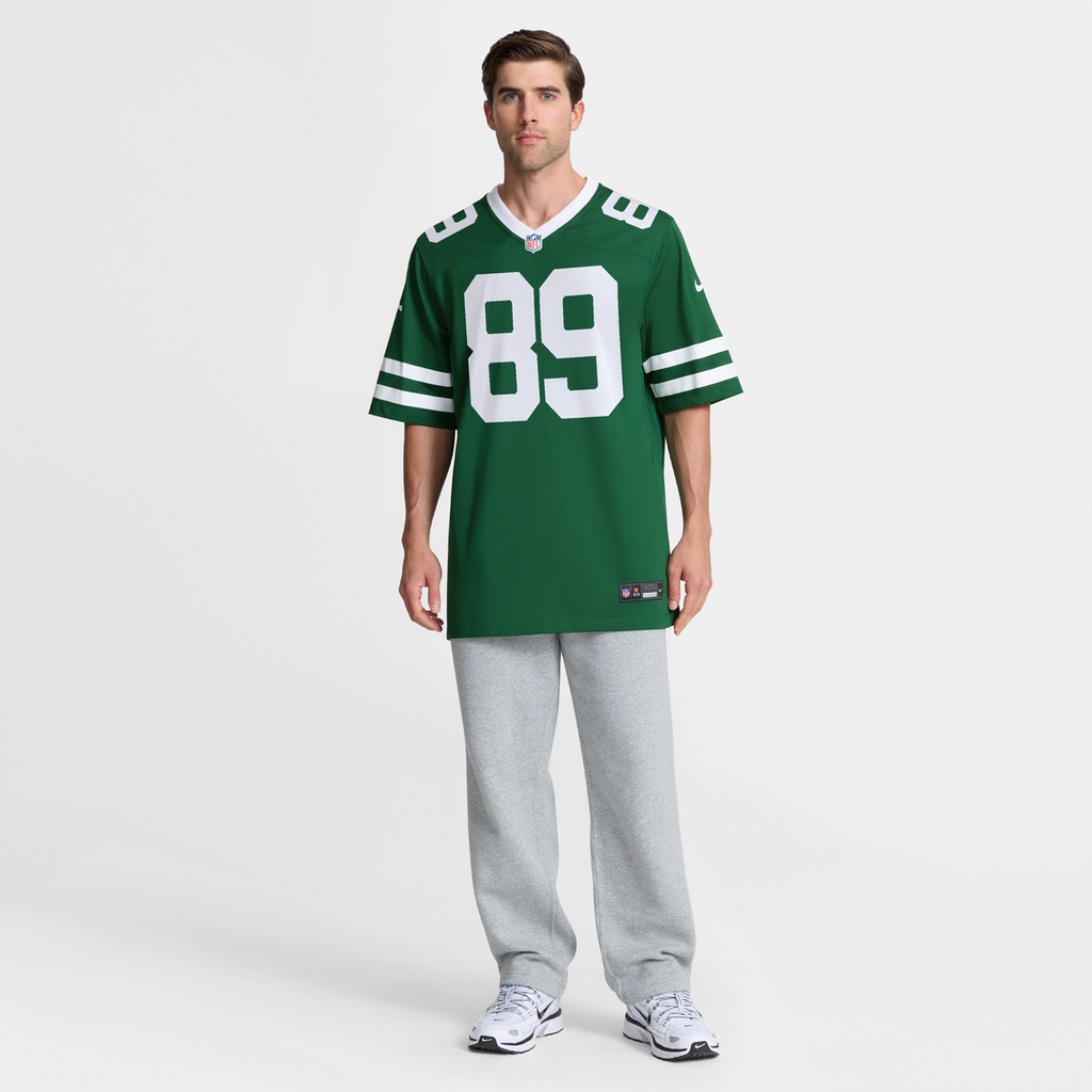 Men's New York Jets Jeremy Ruckert Nike Legacy Green Team Game Jersey