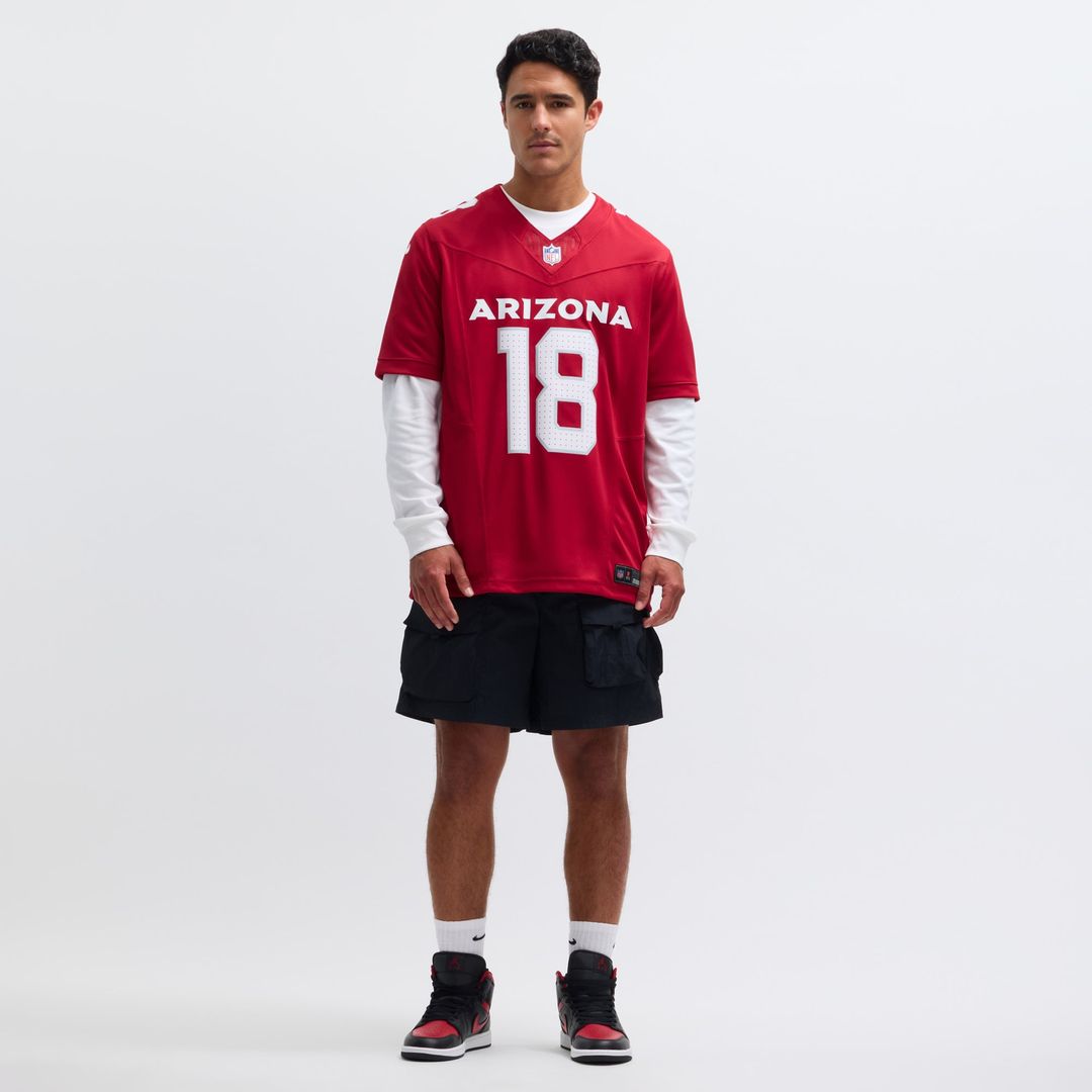 Men's Arizona Cardinals Marvin Harrison Jr. Nike Cardinal Vapor F.U.S.E. Limited Jersey
