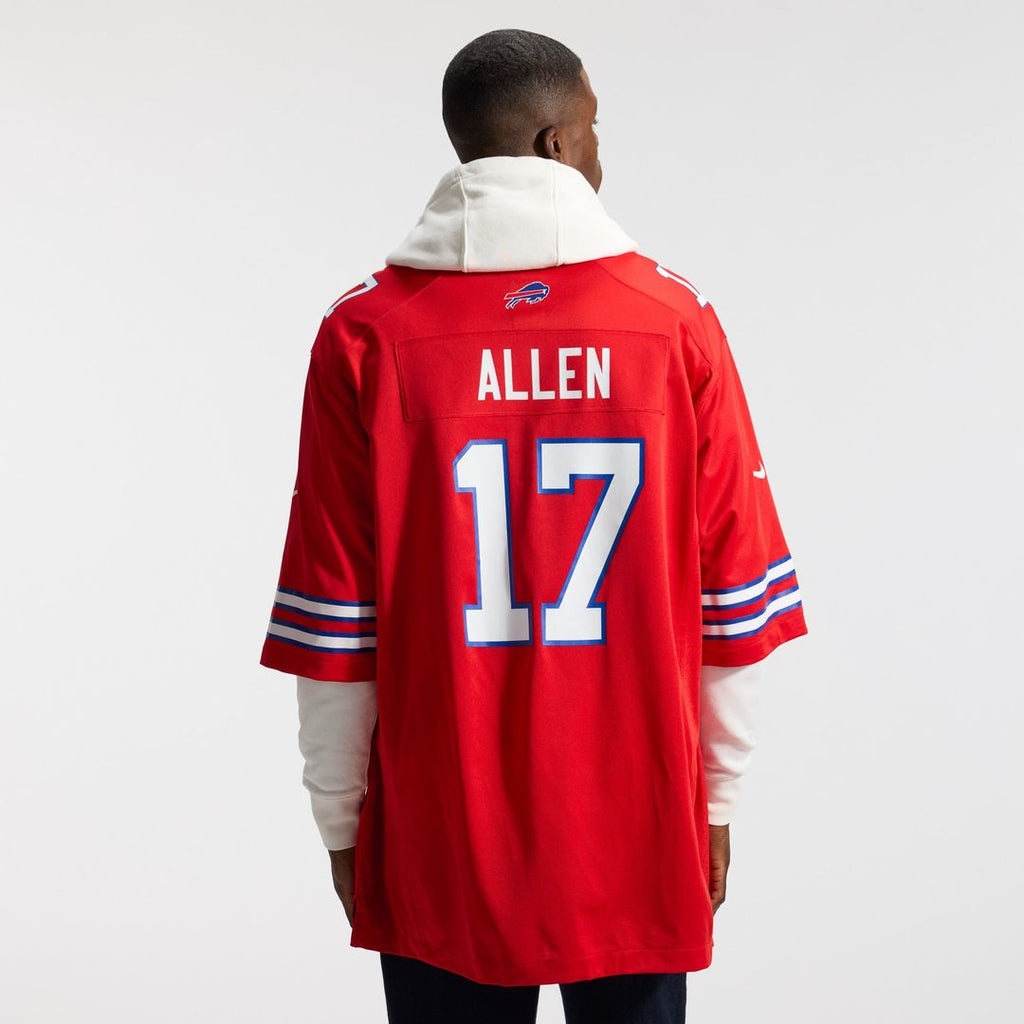 Men's Buffalo Bills Josh Allen Nike White White Game Player Jersey