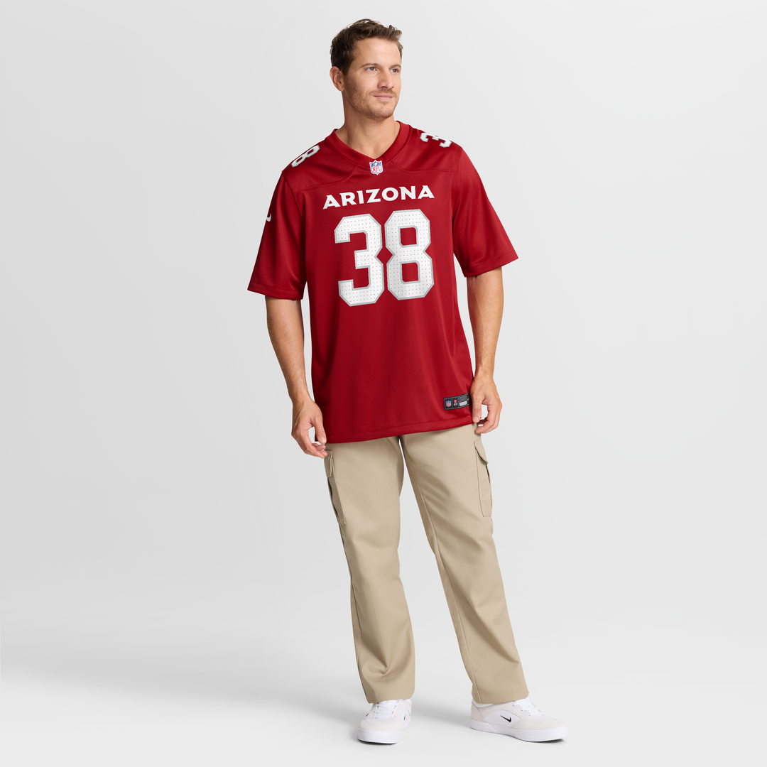Men's Arizona Cardinals Chad Ryland Nike  Cardinal Team Game Jersey