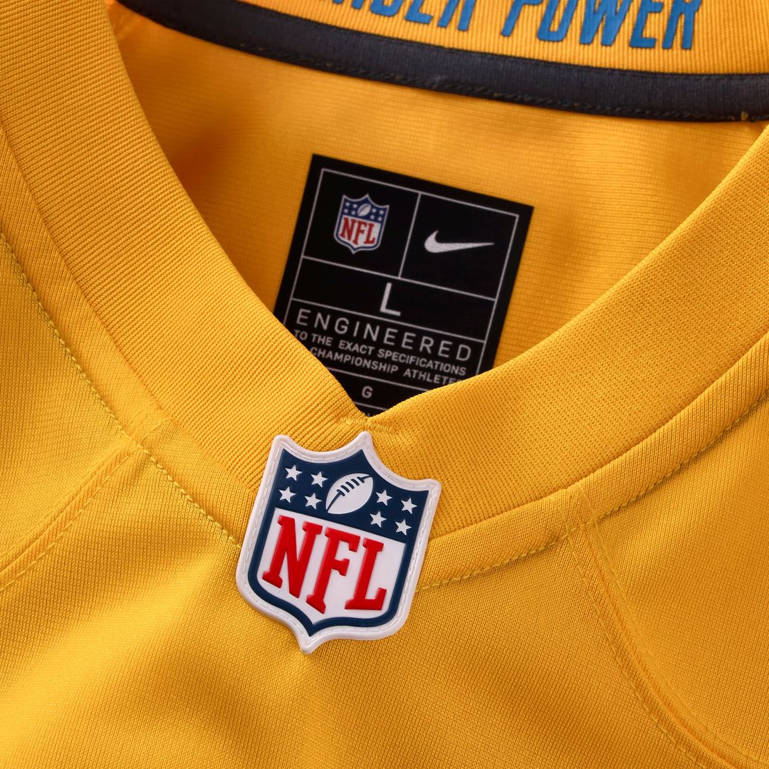Men's Los Angeles Chargers Oronde Gadsden Nike  Gold Alternate Charger Power Game Jersey