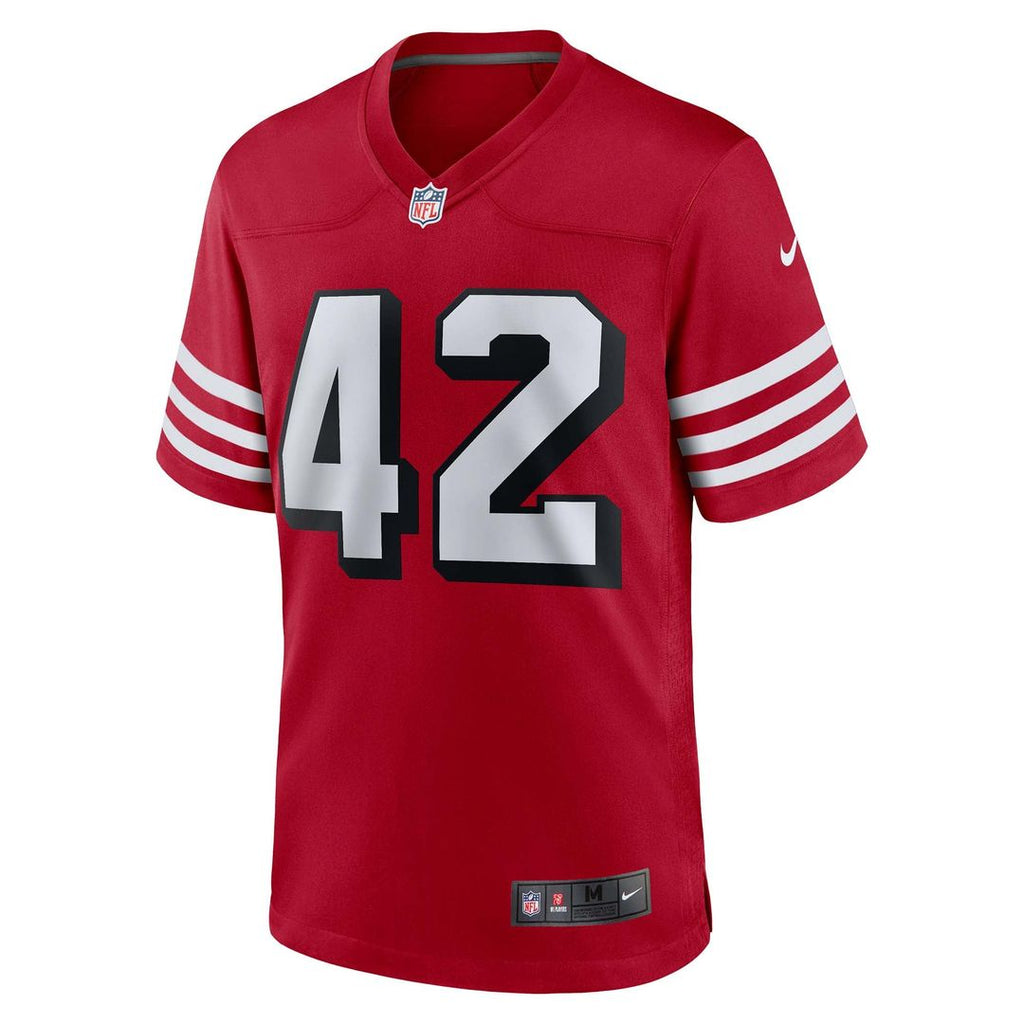 Men's San Francisco 49ers Ronnie Lott Nike Scarlet Retired Player Alternate Game Jersey