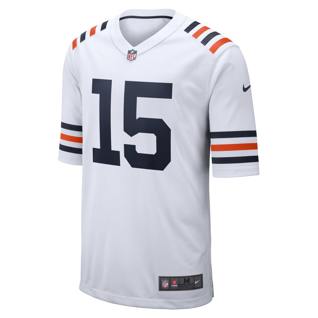 Men's Chicago Bears Rome Odunze Nike  White Alternate Game Jersey