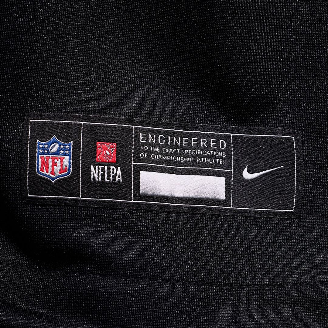 Men's Carolina Panthers Mitchell Evans Nike  Black Team Game Jersey