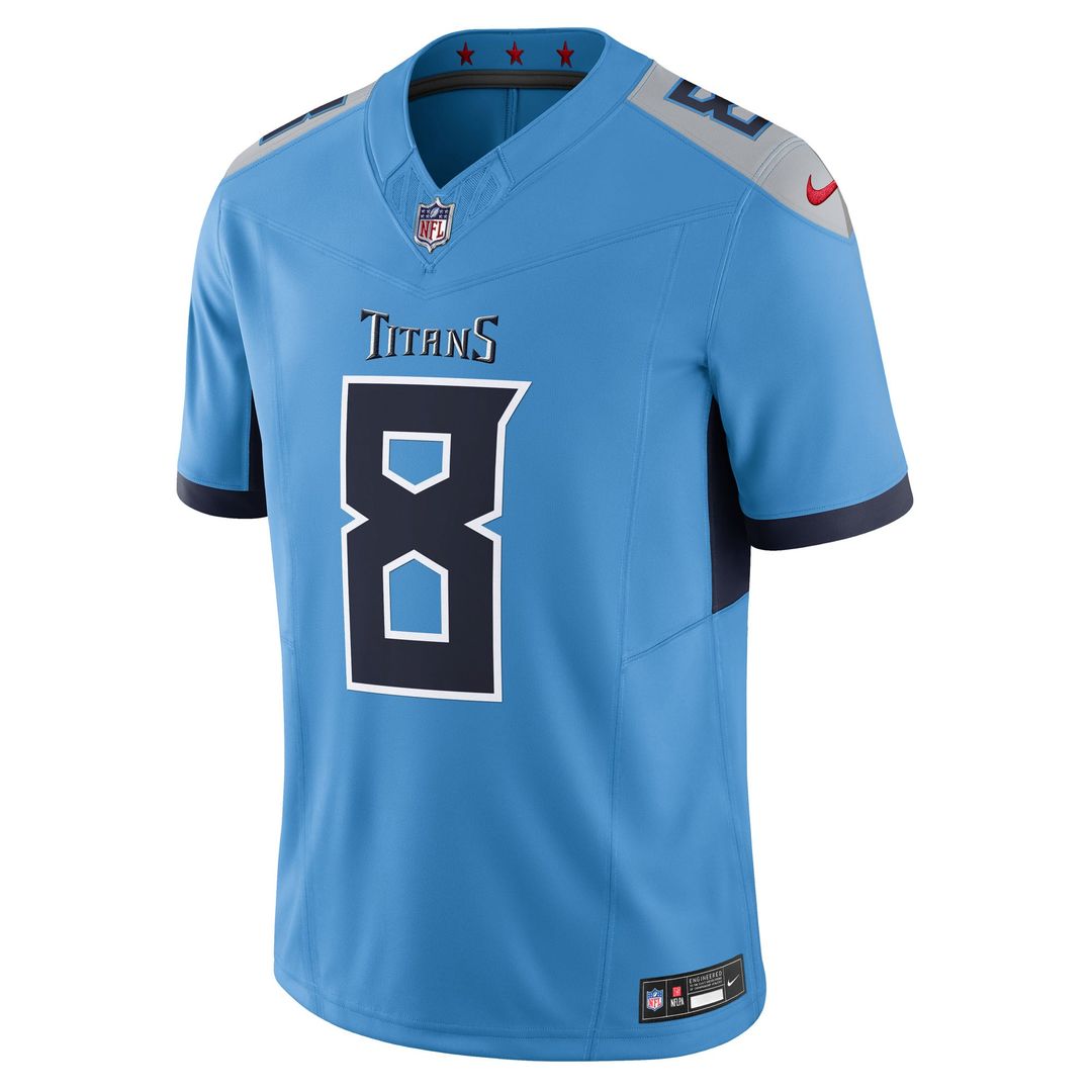 Men's Tennessee Titans Will Levis Nike Light Blue Alternate  Vapor F.U.S.E. Limited Jersey
