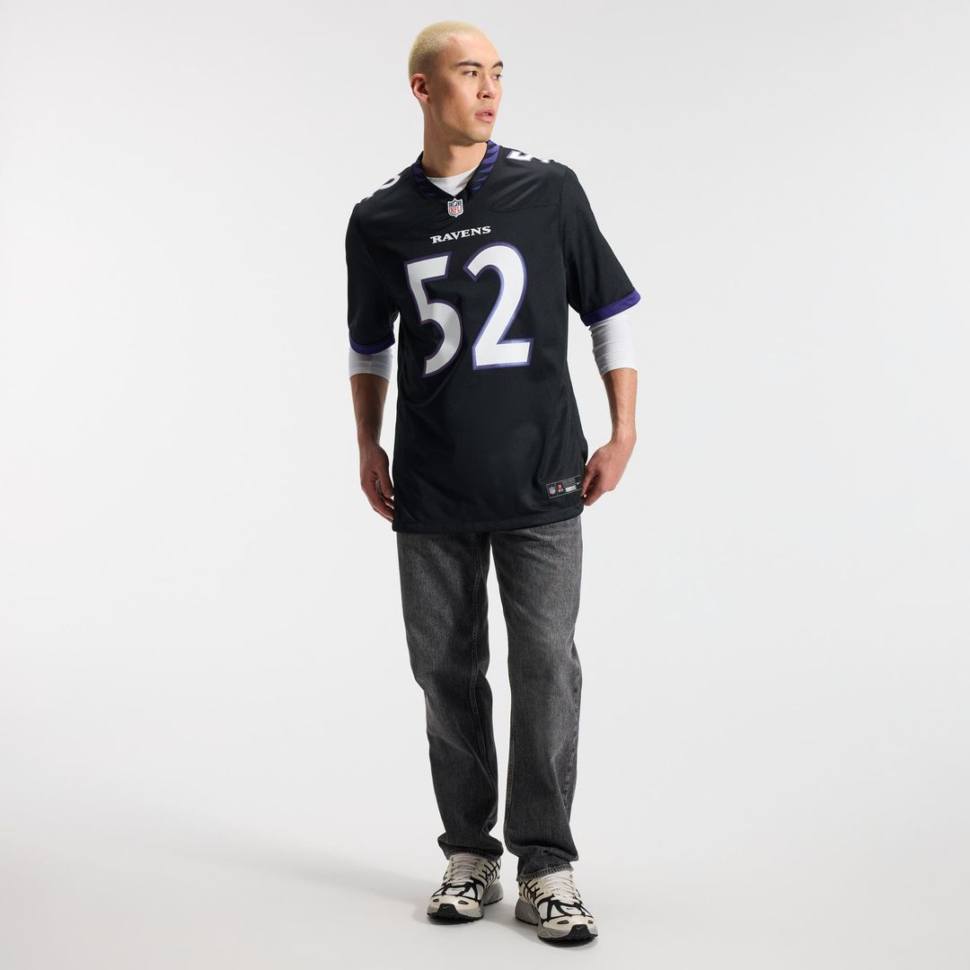 Men's Baltimore Ravens Ray Lewis Nike Black Alternate Retired Player Game Jersey