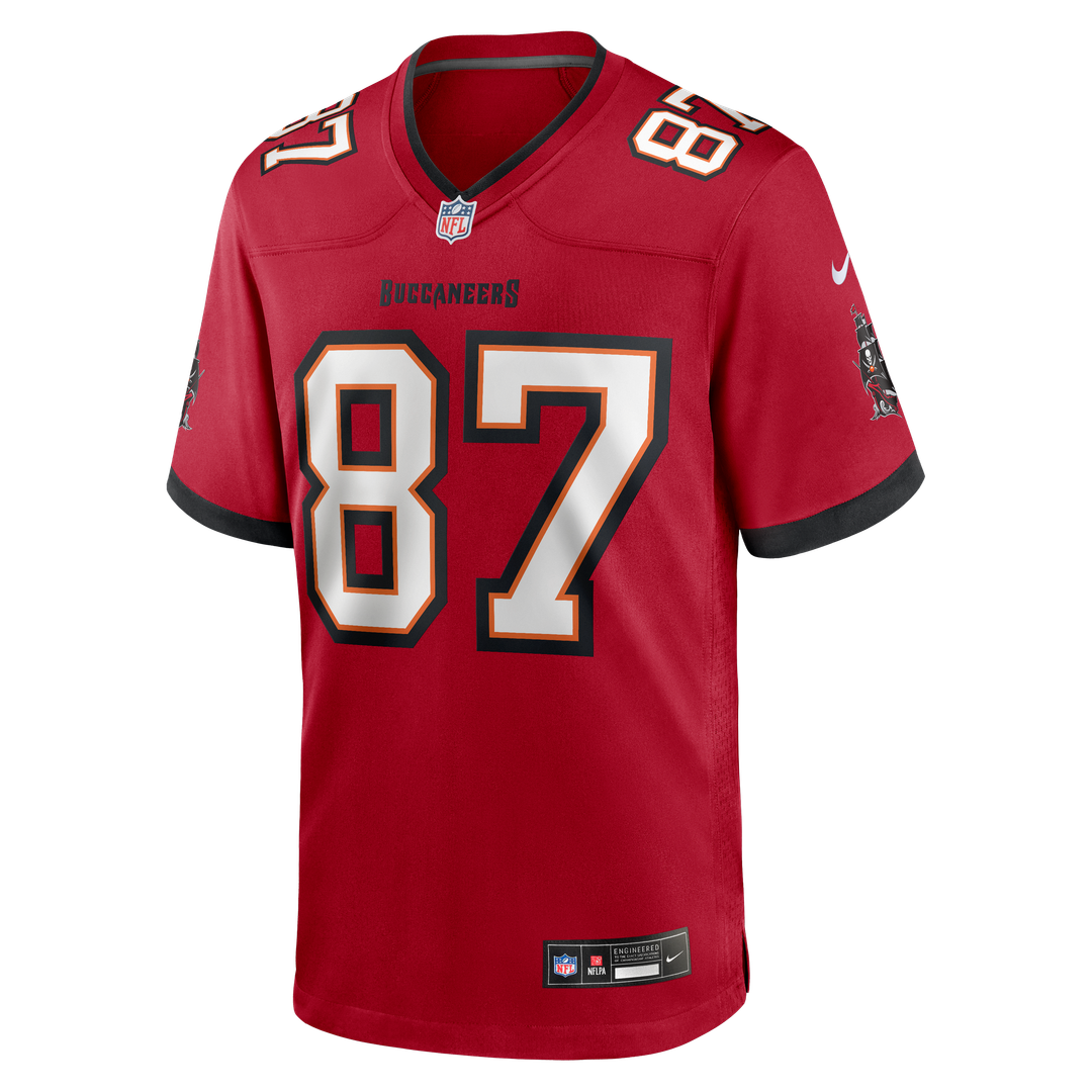 Men's Tampa Bay Buccaneers Payne Durham Nike  Red  Game Jersey