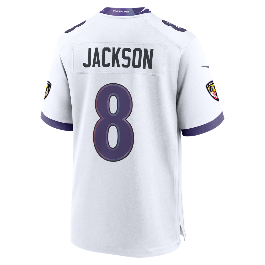 Men's Baltimore Ravens Lamar Jackson Nike Black Alternate Game Jersey