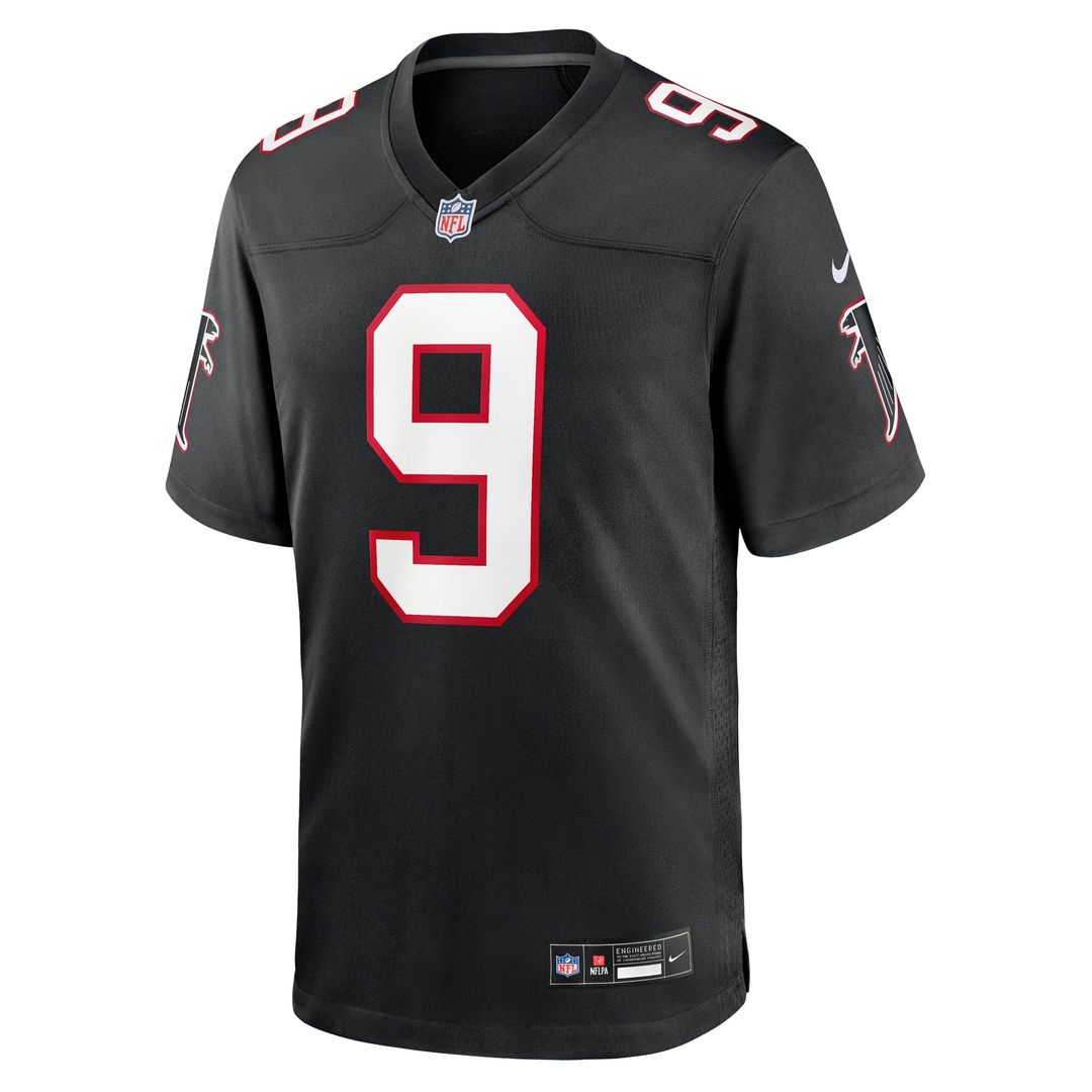 Men's Atlanta Falcons Michael Penix Jr. Nike Black Alternate Game Jersey