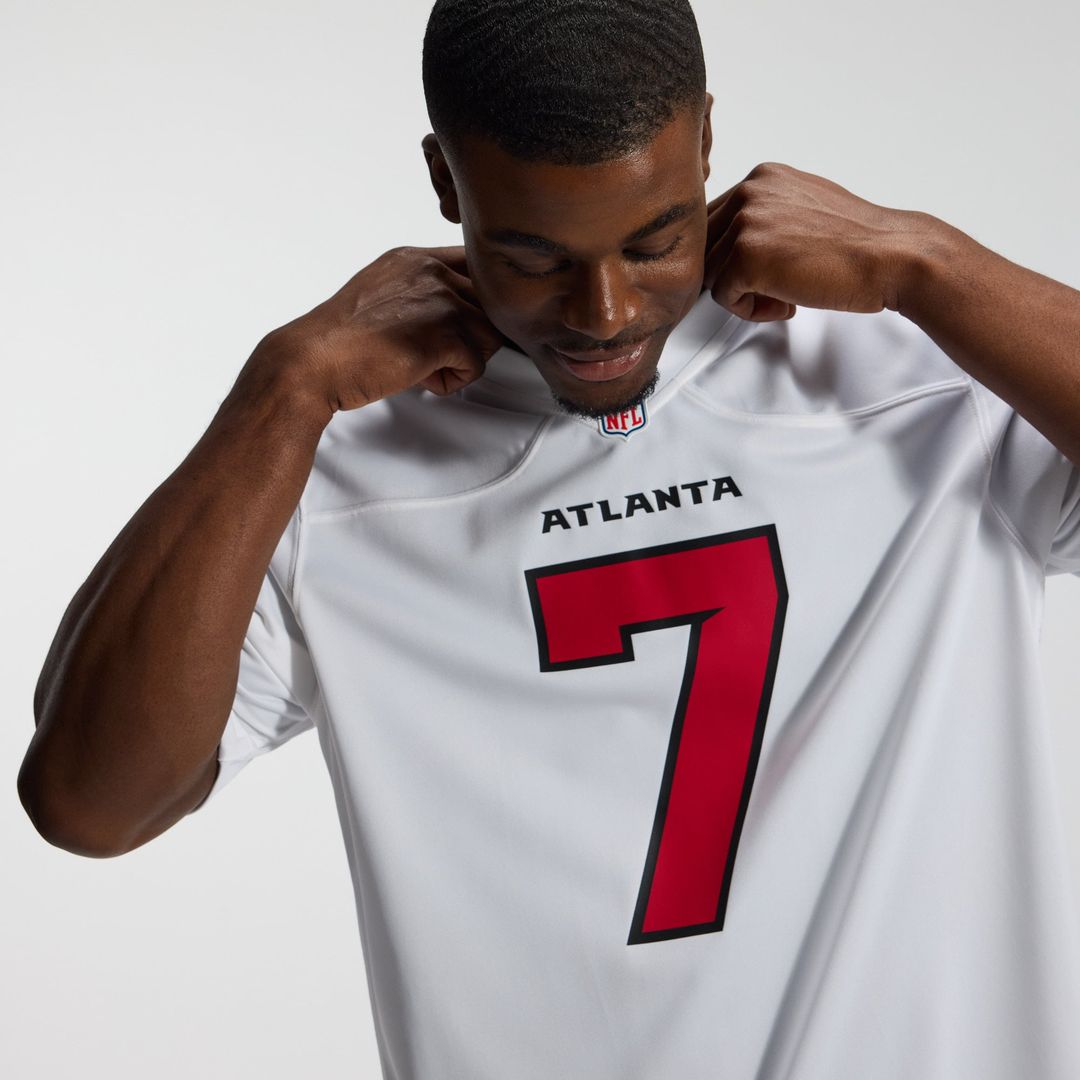 Men's Atlanta Falcons Bijan Robinson Nike White Game Jersey