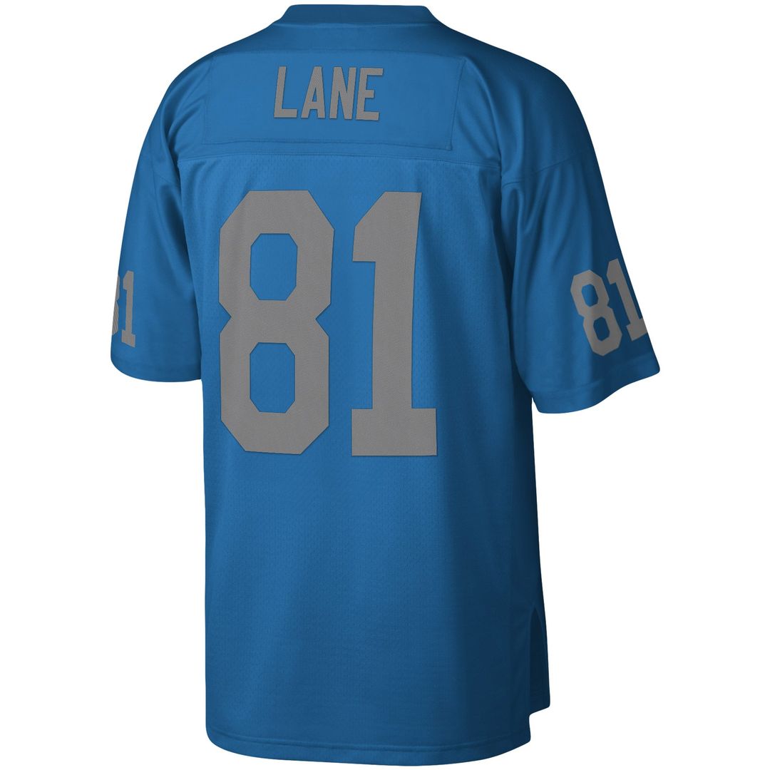 Men's Detroit Lions Richard Lane Mitchell & Ness Blue Legacy Replica Jersey