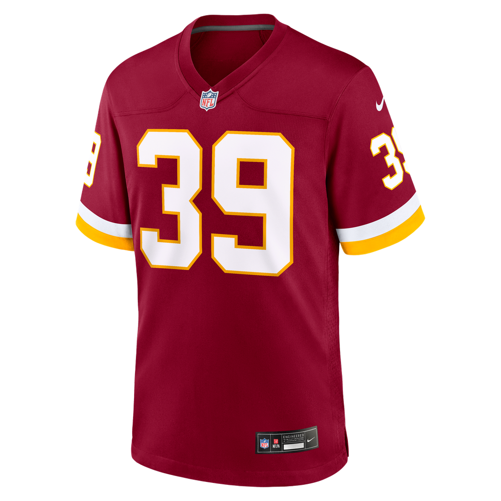 Men's Washington Commanders Jeremy Reaves Nike White Game Super Bowl Era Jersey