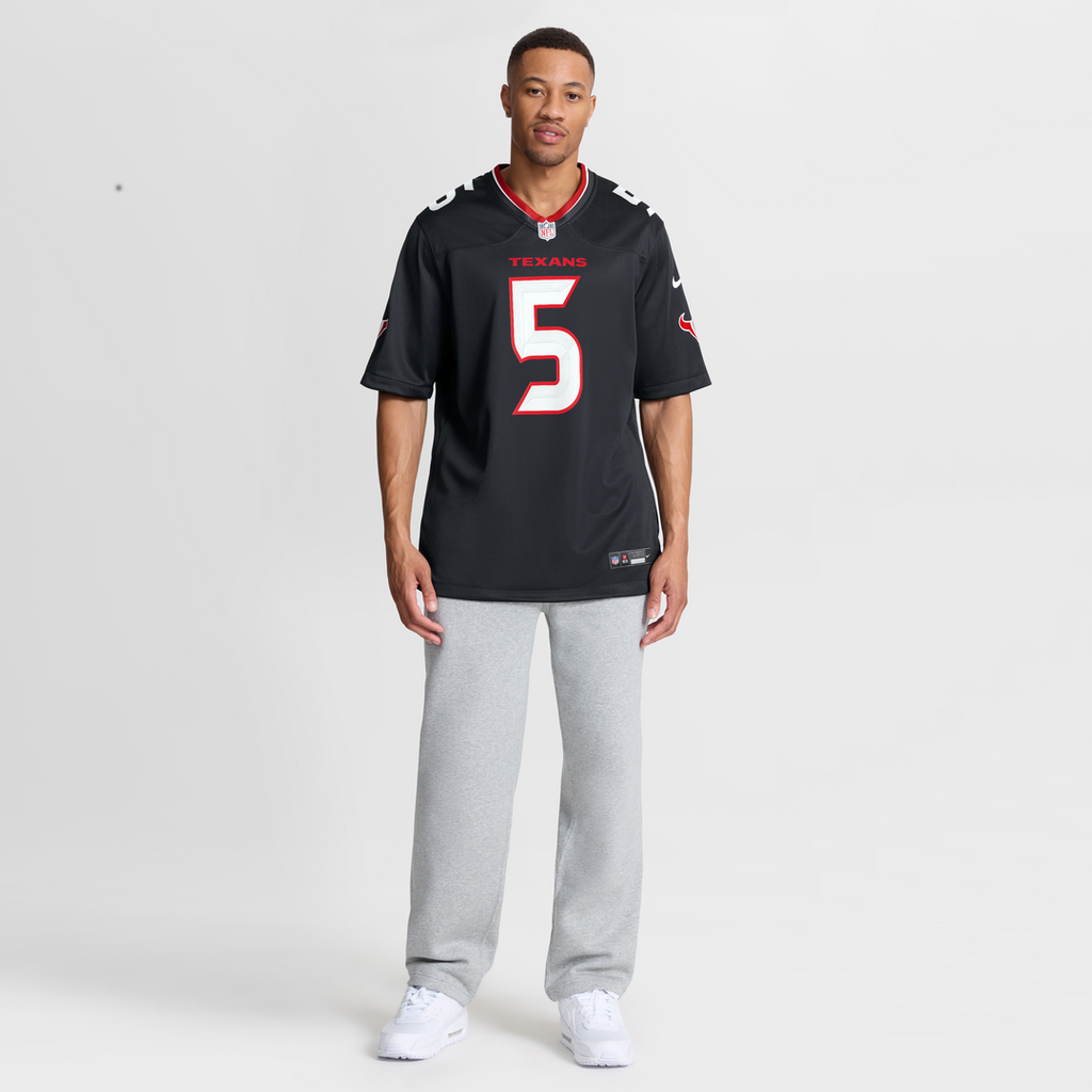 Men's Houston Texans Jalen Pitre Nike Red Alternate Game Jersey