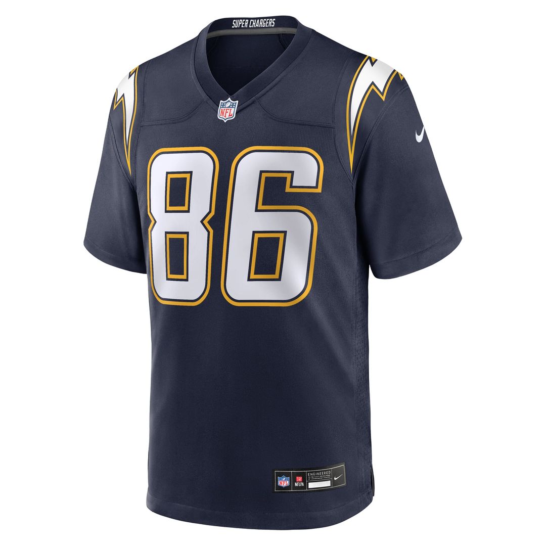 Men's Los Angeles Chargers Oronde Gadsden Nike  Powder Blue Team Game Jersey