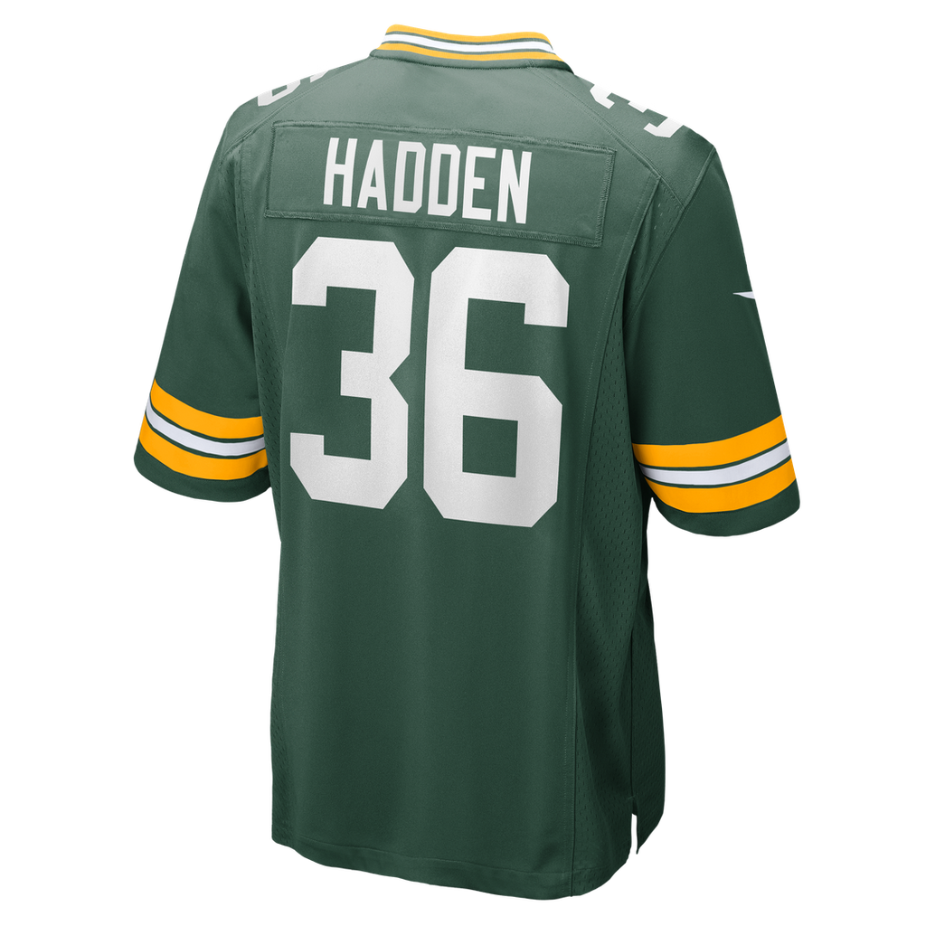 Men's Green Bay Packers Kamal Hadden Nike  Green Team Game Jersey