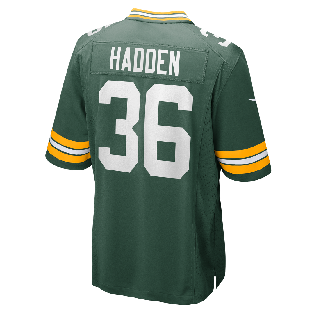 Men's Green Bay Packers Kamal Hadden Nike  Green Team Game Jersey