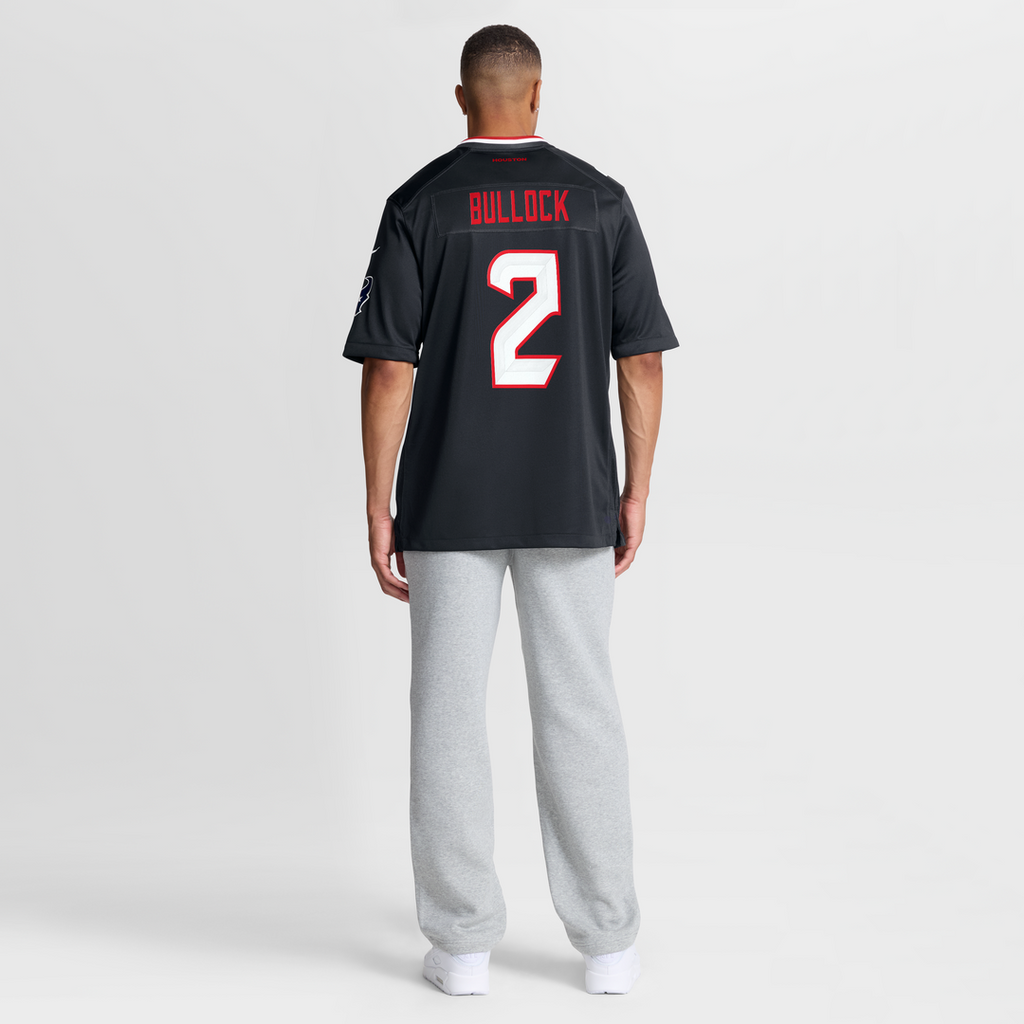 Men's Houston Texans Calen Bullock Nike  Navy Team Game Jersey