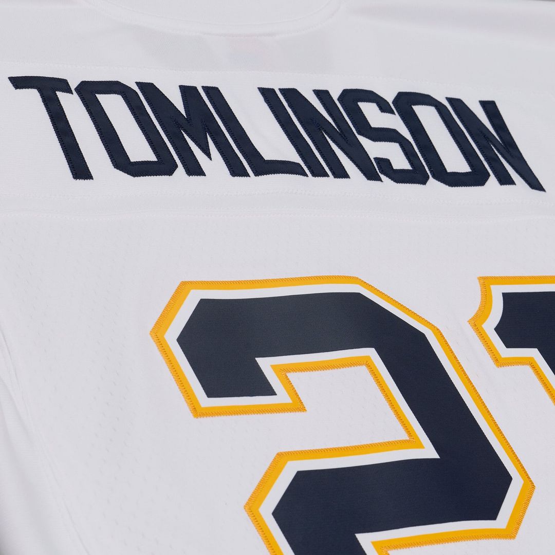 Men's San Diego Chargers LaDainian Tomlinson Mitchell & Ness White 2001 Legacy Replica Player Jersey
