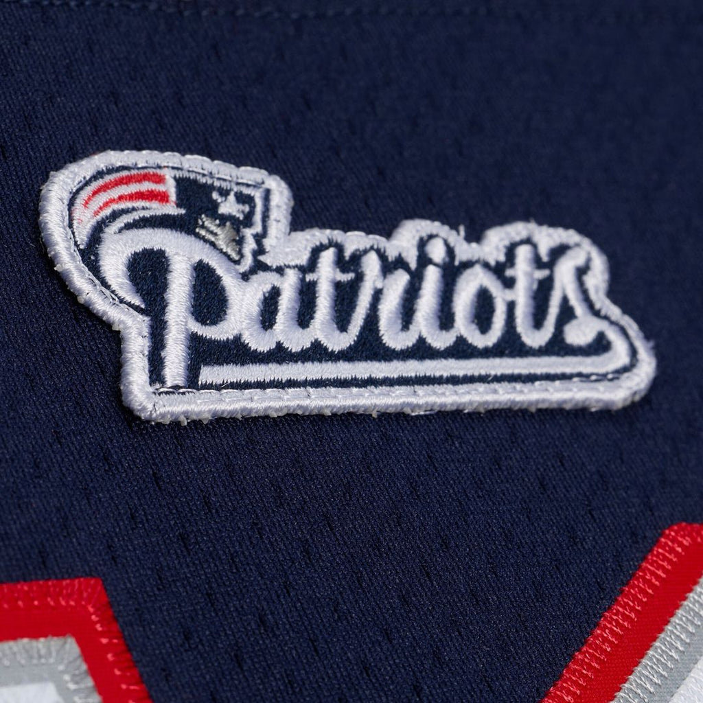 Men's New England Patriots Tom Brady Mitchell & Ness Navy Super Bowl XXXVI Authentic Throwback Jersey