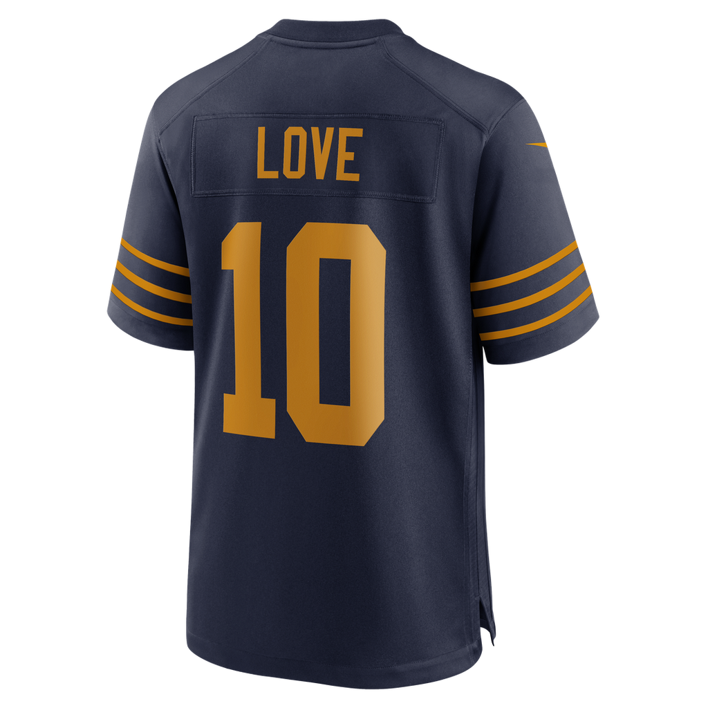 Men's Green Bay Packers Jordan Love Nike Navy The 1923 Classic Game Jersey