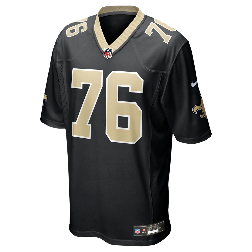 Men's New Orleans Saints David Edwards Nike  Black Team Game Jersey
