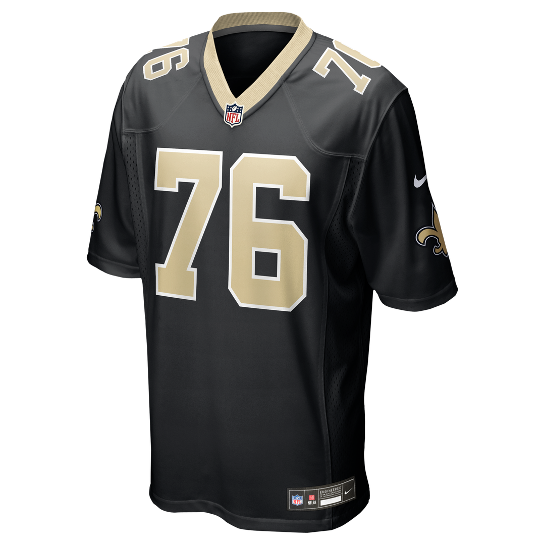 Men's New Orleans Saints David Edwards Nike  Black Team Game Jersey