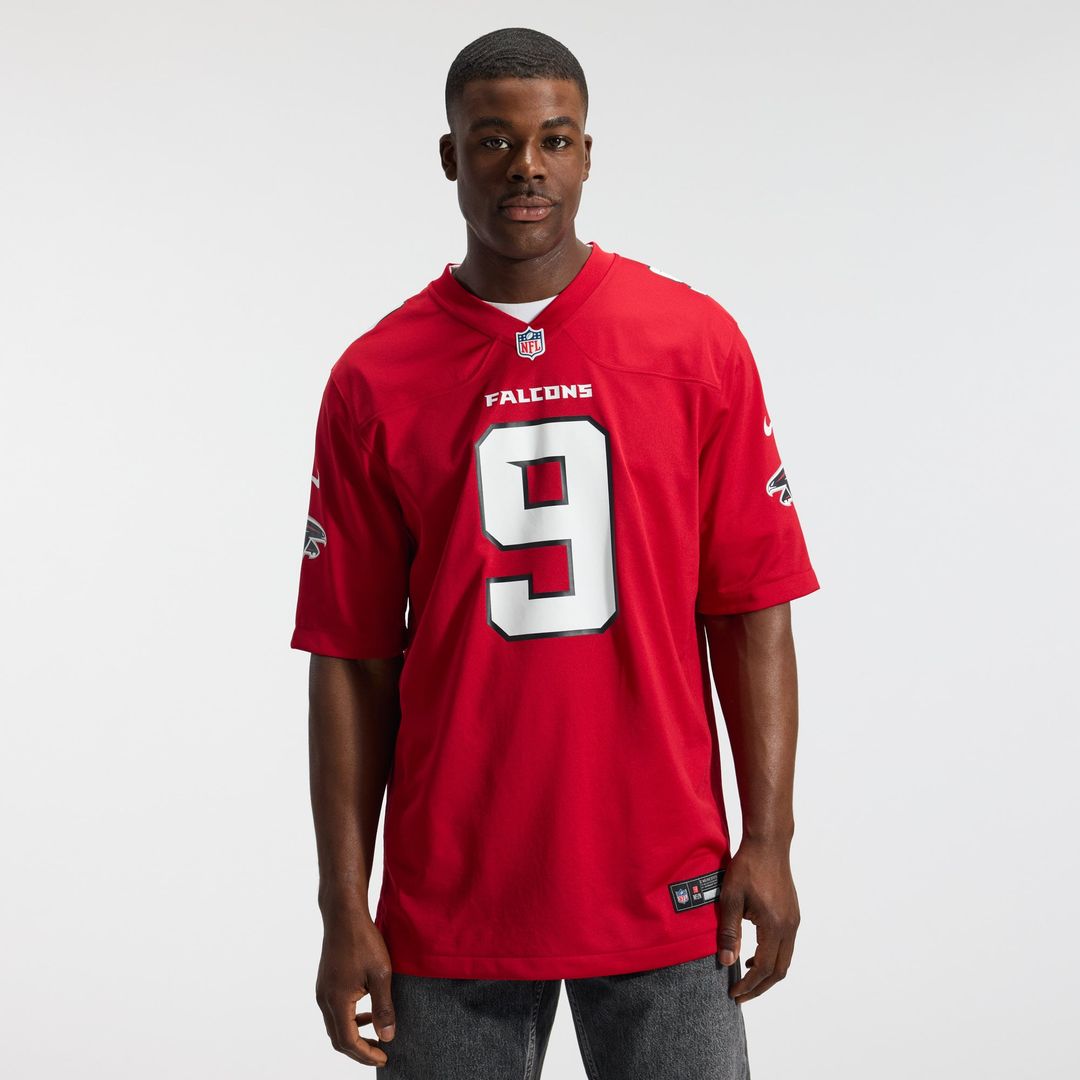 Men's Atlanta Falcons Michael Penix Jr. Nike Red Game Jersey