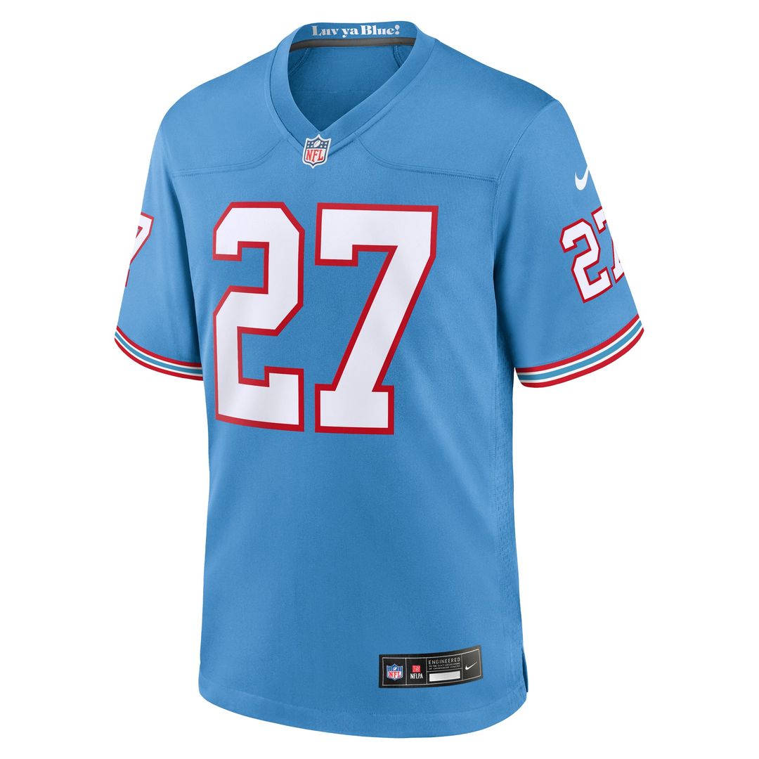 Men's Tennessee Titans Eddie George Nike Light Blue Retired Player Alternate Game Jersey
