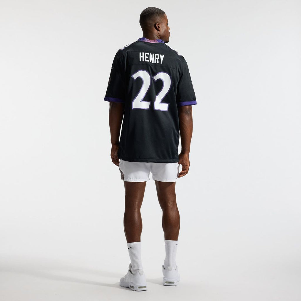 Men's Baltimore Ravens Derrick Henry Nike Black Alternate Game Jersey