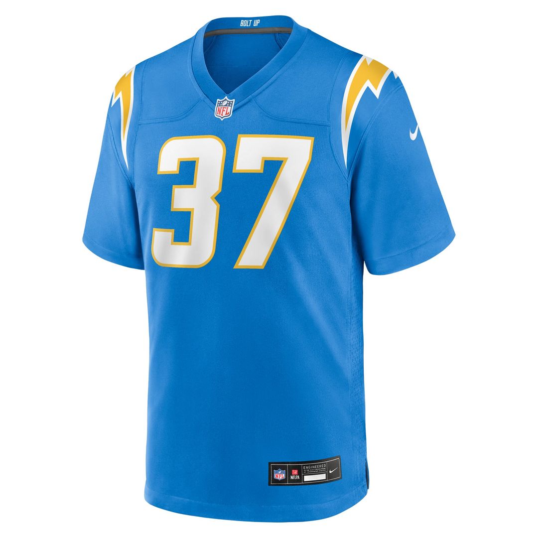 Men's Los Angeles Chargers Isas Waxter Nike  Powder Blue Team Game Jersey