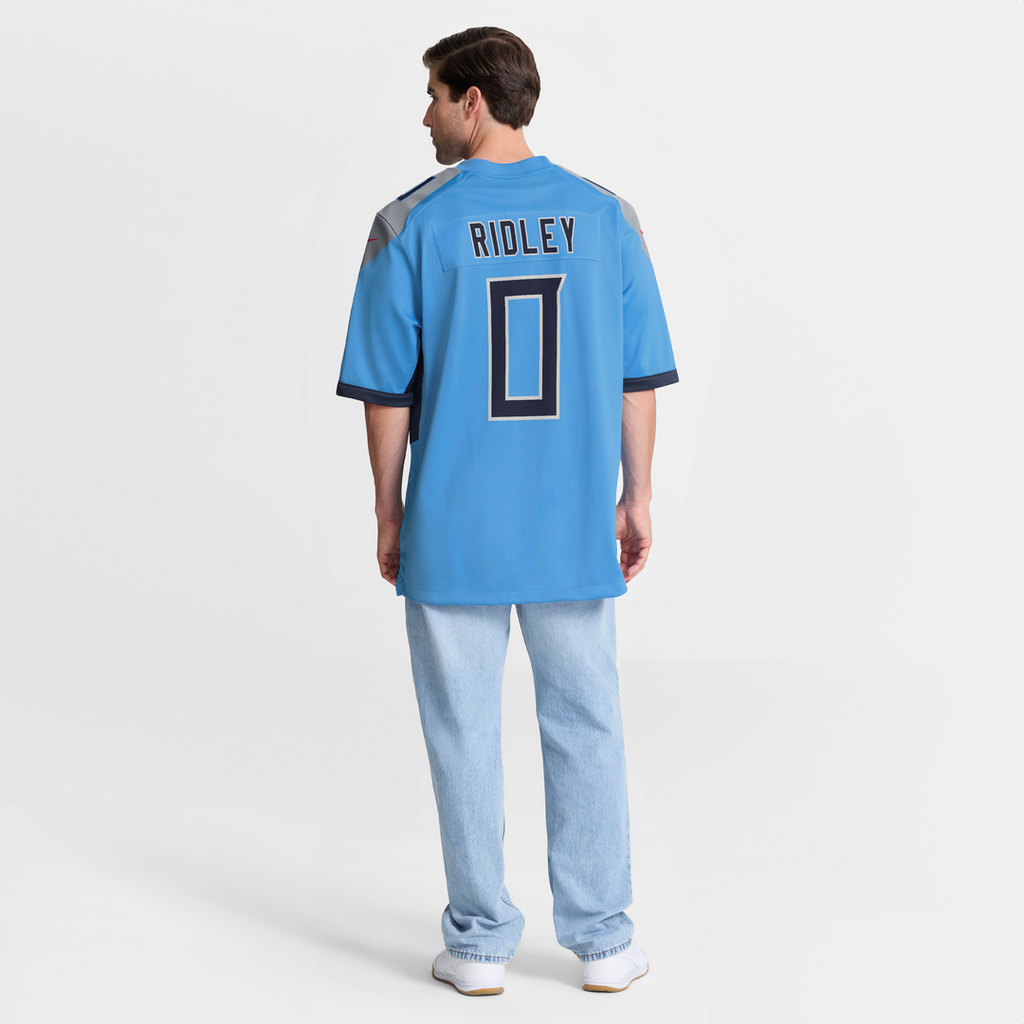 Men's Tennessee Titans Calvin Ridley Nike Navy Game Player Jersey
