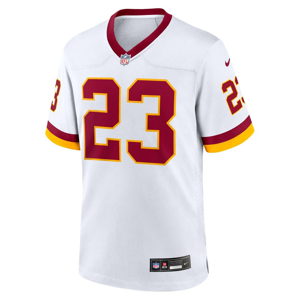 Men's Washington Commanders Trey Amos Nike White Game Super Bowl Era Jersey