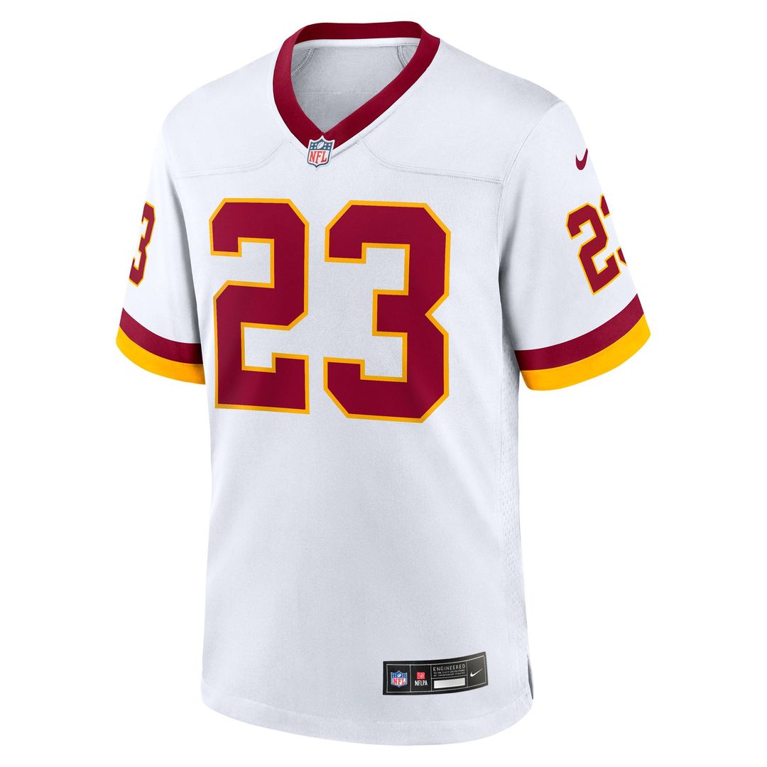 Men's Washington Commanders Trey Amos Nike White Game Super Bowl Era Jersey