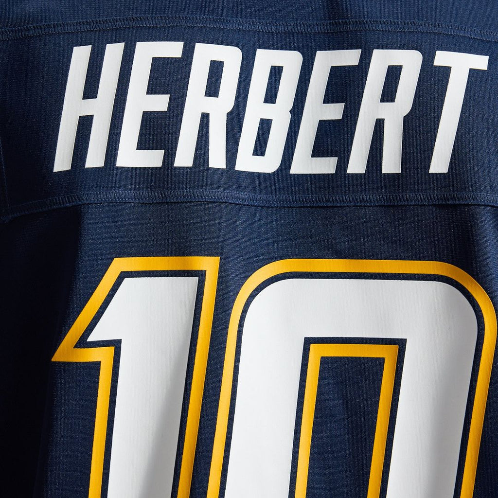 Men's Los Angeles Chargers Justin Herbert Nike Navy Alternate Super Chargers Game Player Jersey