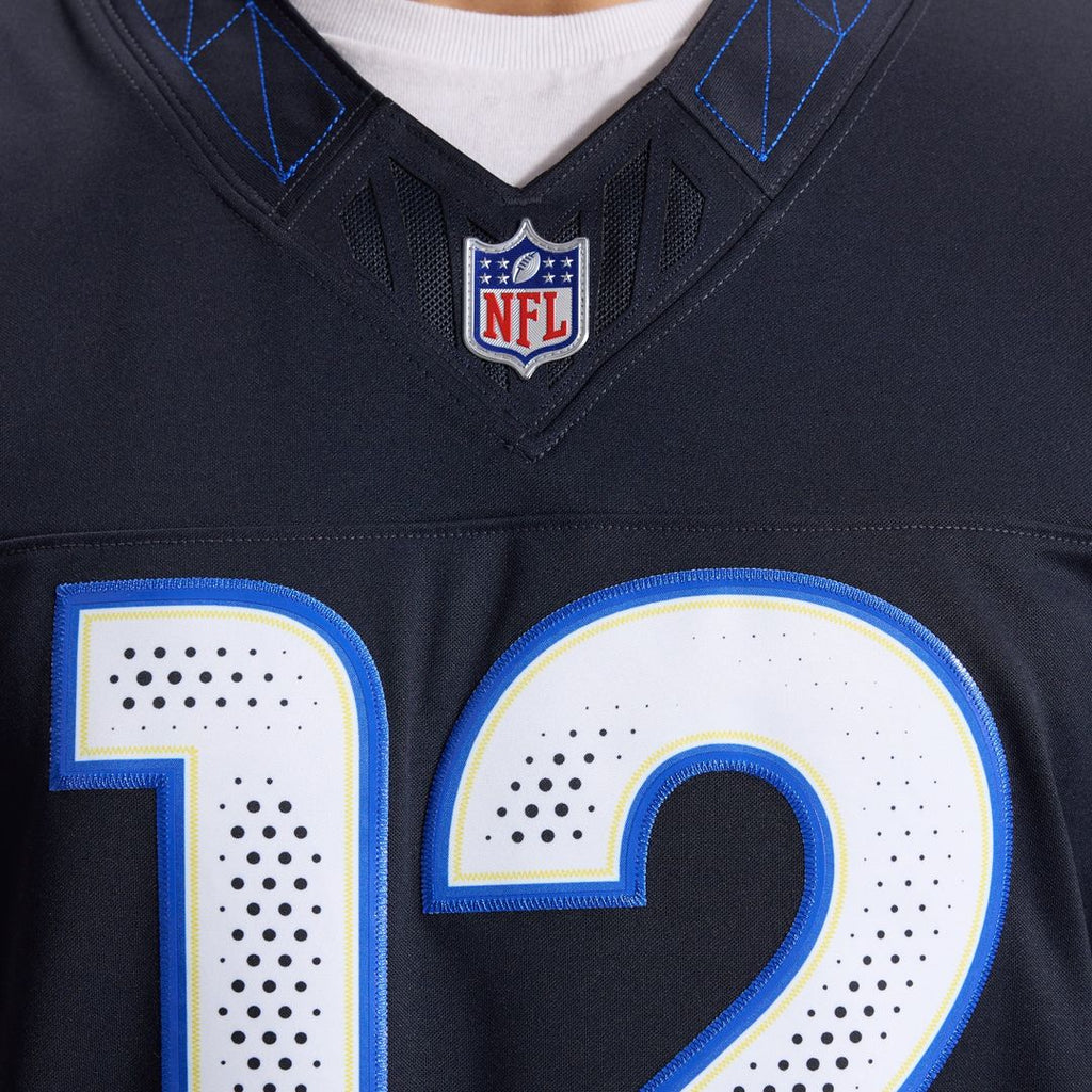 Men's Los Angeles Rams Puka Nacua Nike Dark Blue Rivalries Collection Stitched Limited Jersey