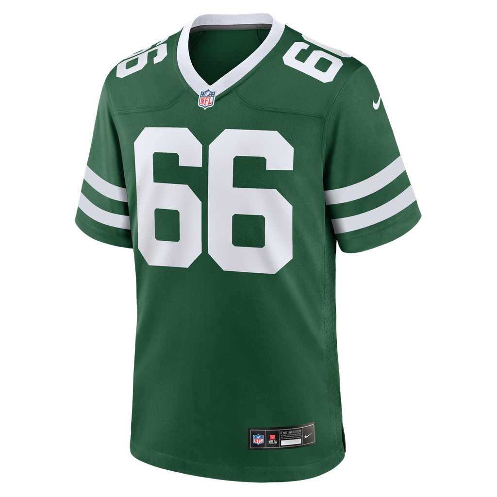 Men's New York Jets Joe Tippmann Nike Legacy Green Team Game Jersey