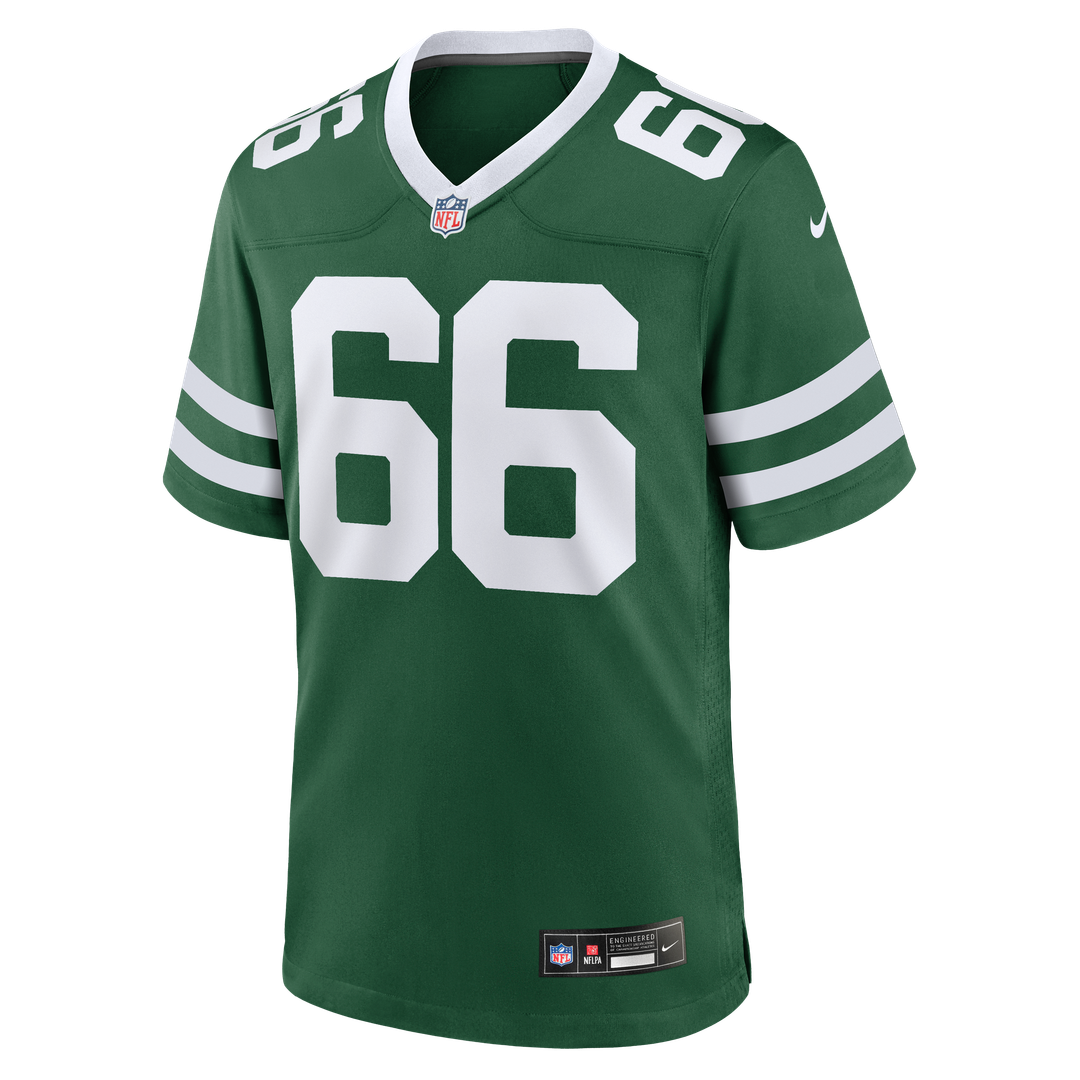 Men's New York Jets Joe Tippmann Nike Legacy Green Team Game Jersey