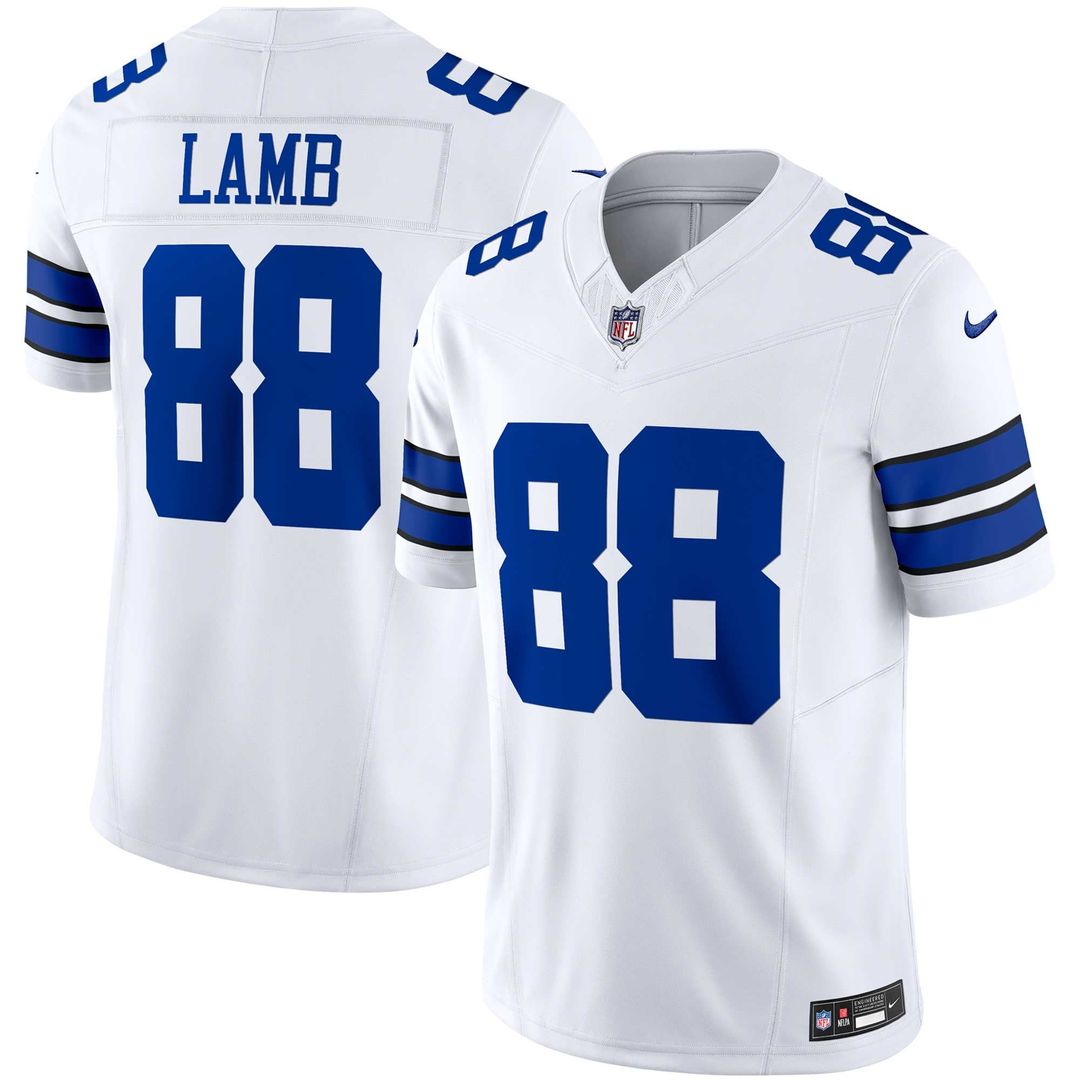 Men's Dallas Cowboys CeeDee Lamb Nike Navy Vapor F.U.S.E. Limited Jersey