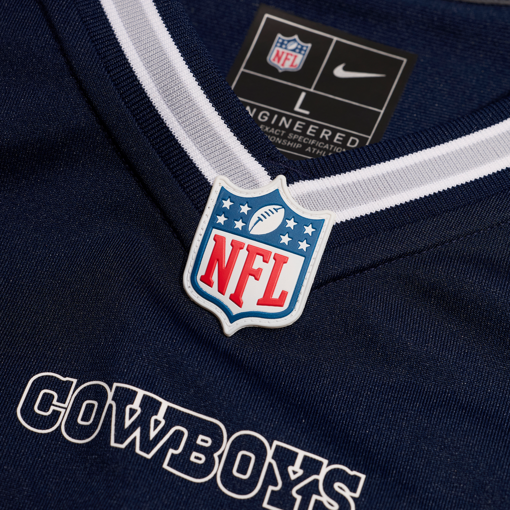 Men's Dallas Cowboys Luke Schoonmaker Nike  Navy Team Game Jersey